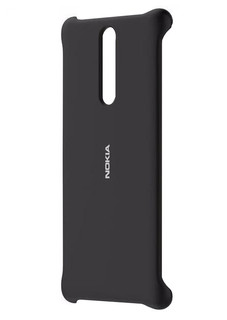 Аксессуар Чехол Nokia 8 Soft Touch Case Black CC-801 1A21PR400VA