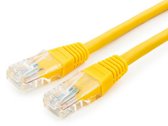 Сетевой кабель Gembird Cablexpert UTP cat.5e 10m Yellow PP12-10M/Y