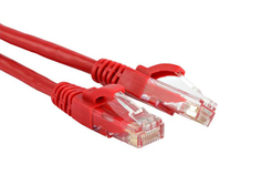 Сетевой кабель ATcom UTP cat.6 RJ45 1m Red AT9217