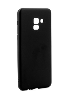 Аксессуар Чехол Samsung Galaxy A8 Plus 2018 Gurdini Soft Touch Silicone Black