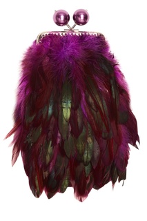 Клатч из перьев BabyViolet Esve