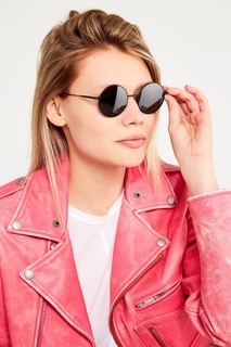 Круглые очки в черной оправе Scientist Acne Studios