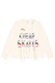 Хлопковый свитшот с разноцветной вышивкой Mira Mikati