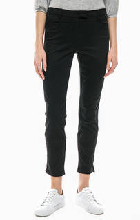 Укороченные черные брюки из хлопка Marc Opolo