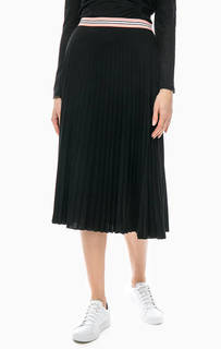 Расклешенная юбка черного цвета Marc Opolo