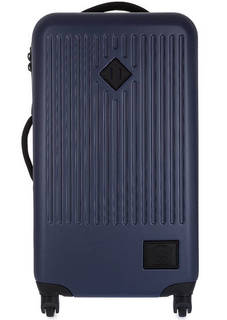 Пластиковый чемодан синего цвета Herschel
