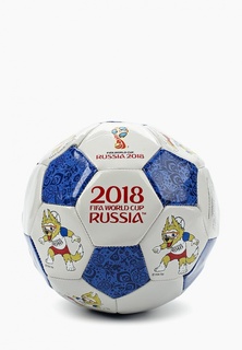 Мяч футбольный 2018 FIFA World Cup Russia™ FIFA 2018 футбольный мяч  GOAL 1,6мм,shiny PVC , 280-300гр, размер 5(23см) син./бел.