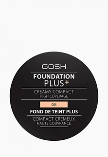 Пудра Gosh Gosh! компактная кремовая Foundation Plus, 9 г, 004 натуральный