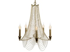 Люстра веддинг (5 ламп) (object desire) золотой 75.0 см.