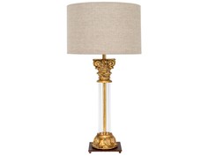 Настольная лампа юна (object desire) золотой 80.0 см.