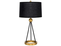 Настольная лампа чикаго (object desire) черный 67.0 см.