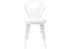 Стул «премьер crocodile blanc» (object desire) белый 40.0x81.0x40.0 см.