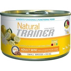 Консервы Trainer Natural Mini Adult Chicken, Rice&Aloe Vera с курицей, рисом и алоэ вера для собак мелких пород 150г