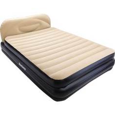 Надувная кровать Bestway 67483 Soft-Back Elevated Airbed(Queen) 226х152х74 см со встроенным насосом
