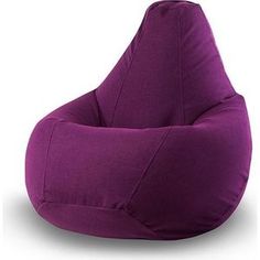 Кресло-мешок POOFF Фиолетовое микровельвет XL