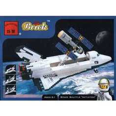 Brick Конструктор Шатл Запуск, 593 детали 514