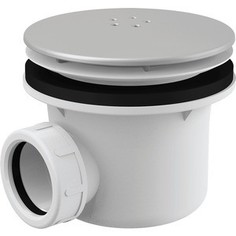 Сифон AlcaPlast для душевого поддона, металл LUX (A49K Mat)