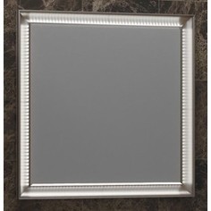 Зеркало в деревянной раме Opadiris Капри 90 белый, с подсветкой и сенсорным выключателем (Z0000002339)