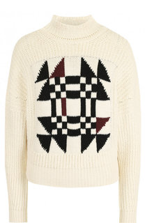 Свитер из смеси хлопка и шерсти с высоким воротником Isabel Marant