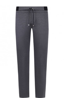 Брюки прямого кроя из смеси хлопка и шелка Capobianco