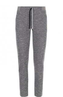 Брюки прямого кроя из смеси хлопка и льна Capobianco