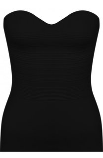 Однотонный вязаный топ-бюстье Roland Mouret