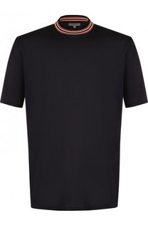 Хлопковый лонгслив с круглым вырезом Lanvin