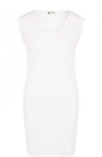 Однотонный удлиненный топ из льна Colombo