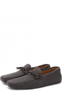 Однотонные замшевые мокасины Tod’s