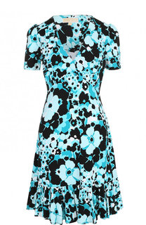Приталенное мини-платье с цветочным принтом MICHAEL Michael Kors