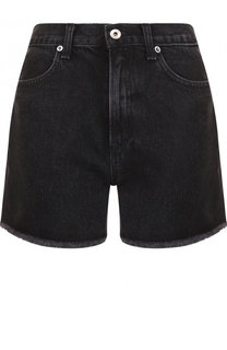 Джинсовые мини-шорты с потертостями Rag&amp;Bone