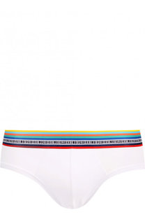 Хлопковые брифы с широкой резинкой Dirk Bikkembergs