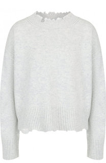 Пуловер свободного кроя из смеси шерсти и кашемира Helmut Lang