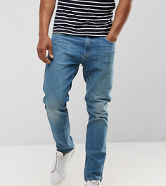 Зауженные джинсы в винтажном стиле Just Junkies - Синий