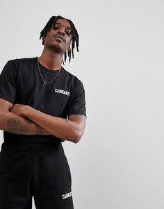 Черная футболка с надписью Carhartt WIP - Черный