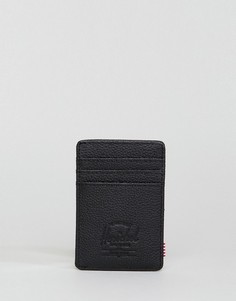 Кожаный кошелек для карт с RFID-меткой Herschel Supply Co Raven - Черный