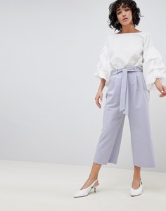 Кюлоты с поясом ASOS DESIGN - Серый