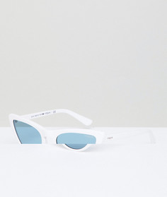 Белые солнцезащитные очки кошачий глаз Vogue by Gigi Hadid - Белый