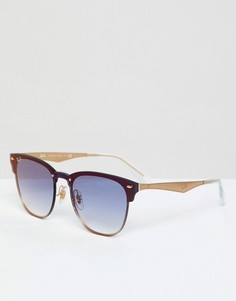 Солнцезащитные очки-клабмастеры Ray-Ban 0RB3576N - Синий