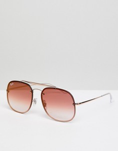 Солнцезащитные очки-авиаторы Ray-Ban 0RB3583N - Золотой