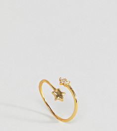 Позолоченное кольцо со звездой Kingsley Ryan - Золотой