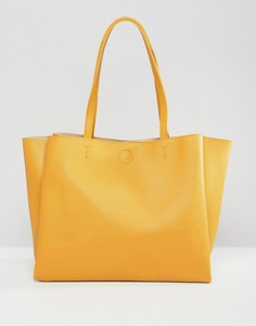 Сумка-тоут из искусственной кожи Pimkie - Желтый