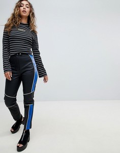 Брюки из искусственной кожи The Ragged Priest - Черный