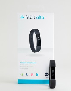 Серебристый фитнес-трекер Fitbit Alta - Черный