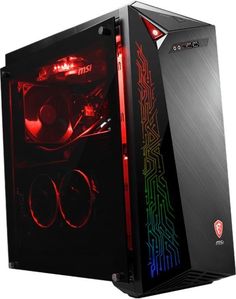 Компьютер MSI Infinite X 8RD-047RU, Intel Core i7 8700, DDR4 16Гб, 1000Гб, 256Гб(SSD), NVIDIA GeForce GTX 1070 - 8192 Мб, Windows 10, черный [9s6-b91621-047]