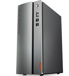 Компьютер LENOVO IdeaCentre 510-15IKL, Intel Core i3 7100, DDR4 8Гб, 1000Гб, NVIDIA GeForce GTX 1050 - 2048 Мб, DVD-RW, Windows 10, серебристый [90g800bfrs]