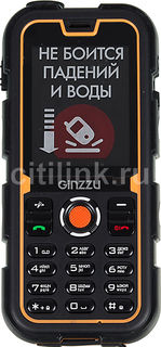 Мобильный телефон GINZZU R2 DUAL, черный