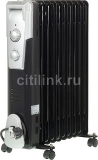 Масляный радиатор POLARIS PRE Q 1025, 2500Вт, черный