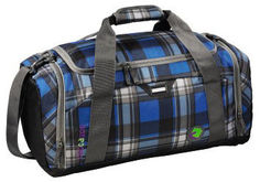 Сумка спортивная Coocazoo SporterPorter Large Scottish Check полиэстер синий/черный [00124802]