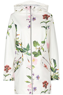 Белая куртка с цветочным принтом S.Oliver Casual Women